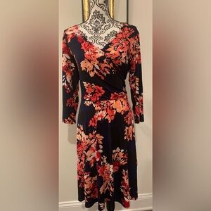 Ronni Nicole Floral Wrap Dress